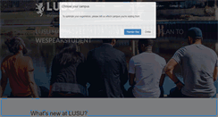 Desktop Screenshot of lusu.ca