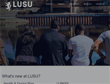 Tablet Screenshot of lusu.ca